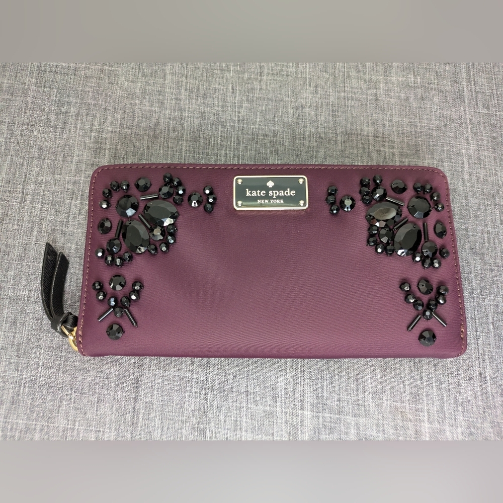 Kate Spade Purple Embellished Women's Bag